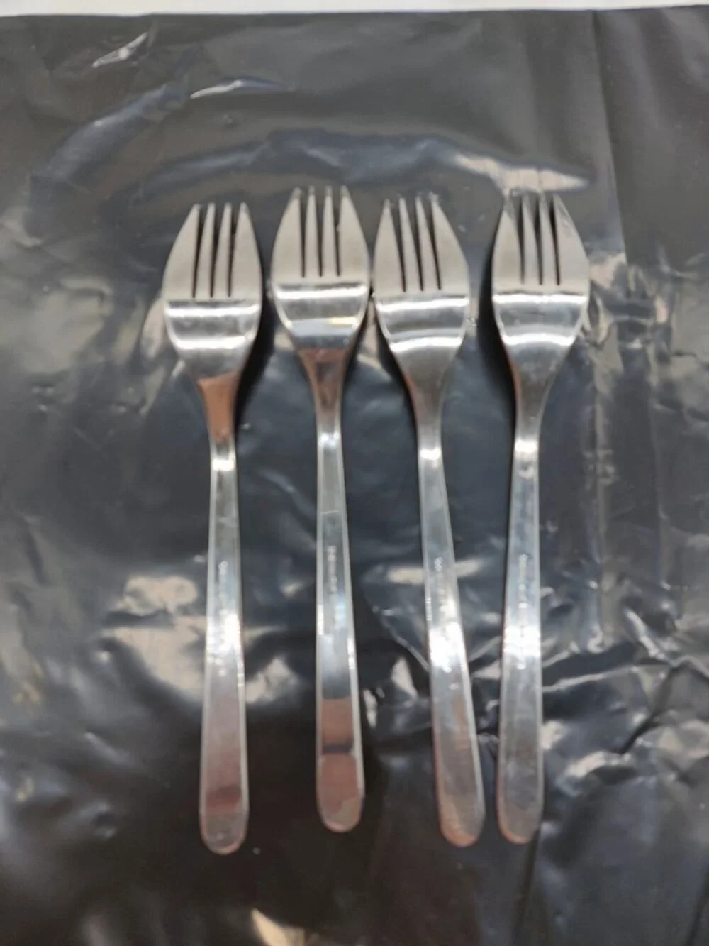 Ikea Flatware 4 Dinner Forks 7.5
